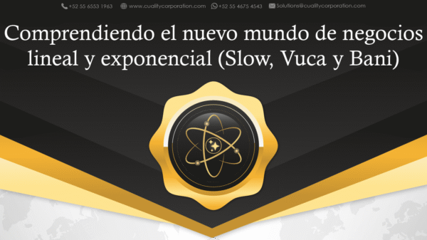 Comprendiendo el nuevo mundo de negocios lineal y exponencial (Slow, Vuca y Bani)