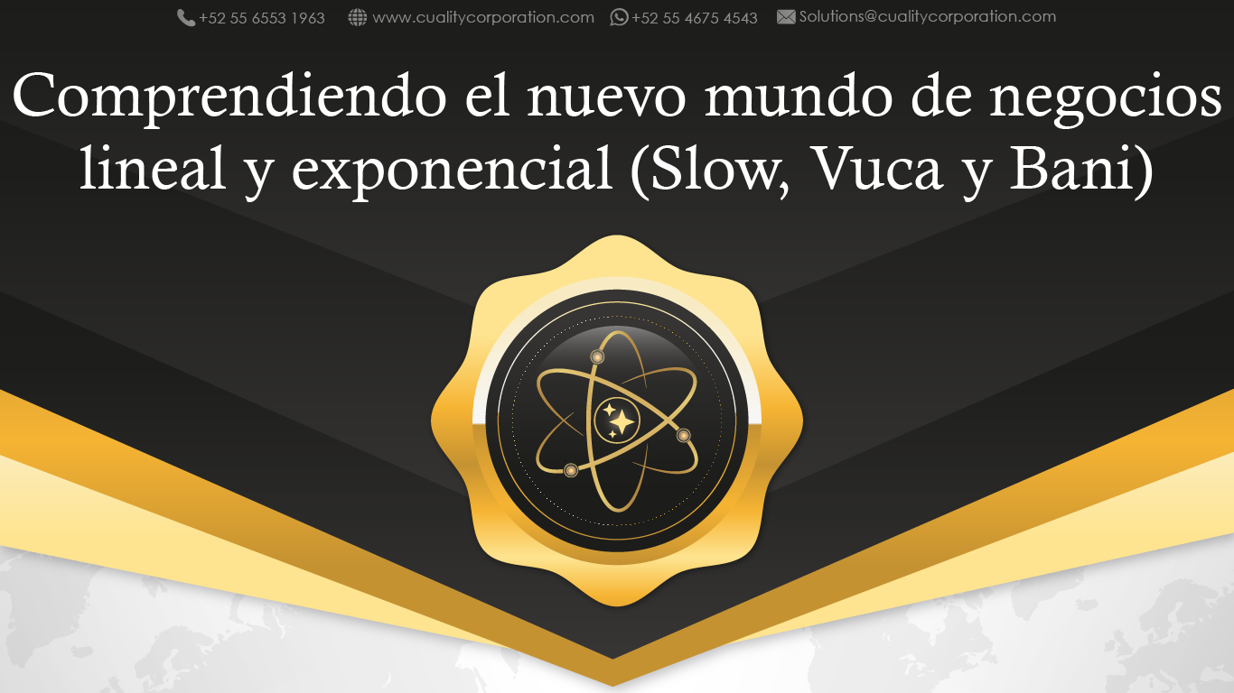 Comprendiendo el nuevo mundo de negocios lineal y exponencial (Slow, Vuca y Bani)