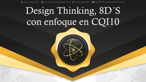 Design Thinking, 8D´S con enfoque en CQI10