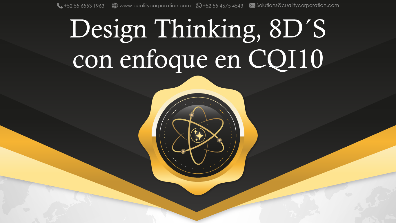 Design Thinking, 8D´S con enfoque en CQI10