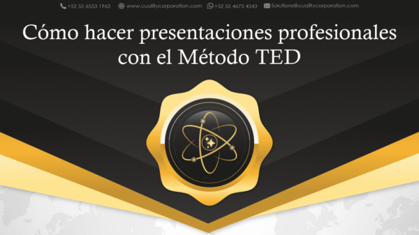 Cómo hacer presentaciones profesionales con el Método TED