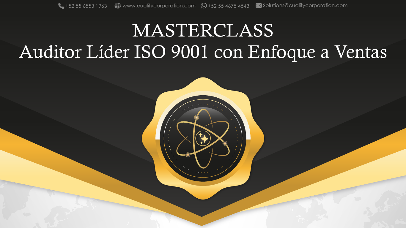 Masterclass Auditor Líder ISO 9001 con Enfoque a Ventas