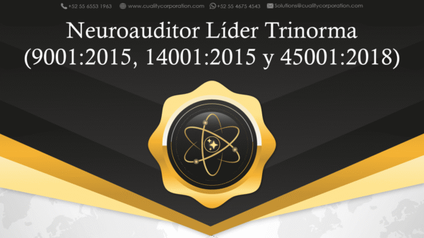 Neuroauditor Líder Trinorma (9001:2015, 14001:2015 y 45001:2018)